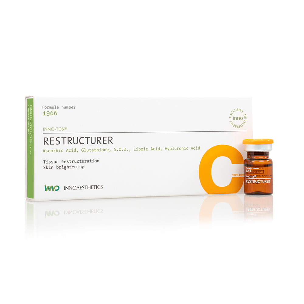 Restructurer (4x5ml) Innoaesthetics - Tratamiento Anti-Aging con Ácido Hialurónico y Protección Antioxidante